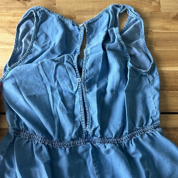 Love Tree Blue Jean romper size Large - Picture 4 of 4
